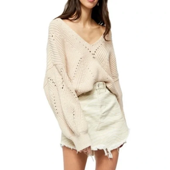 NWOT Free People Frayed Hem Tan Zebra Print Denim Skirt - Picture 1 of 4